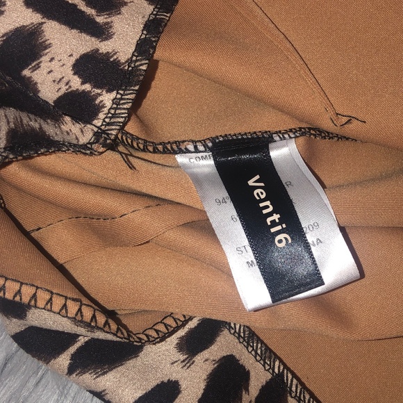 Venti6 | Vici Collection  Leopard Print Pencil Skirt SMALL - Picture 4 of 6